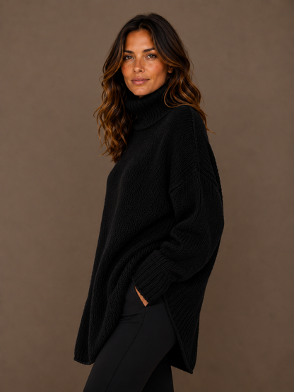 Women’s Relaxed Long Knit Sweater Longline Ladies Cardigan