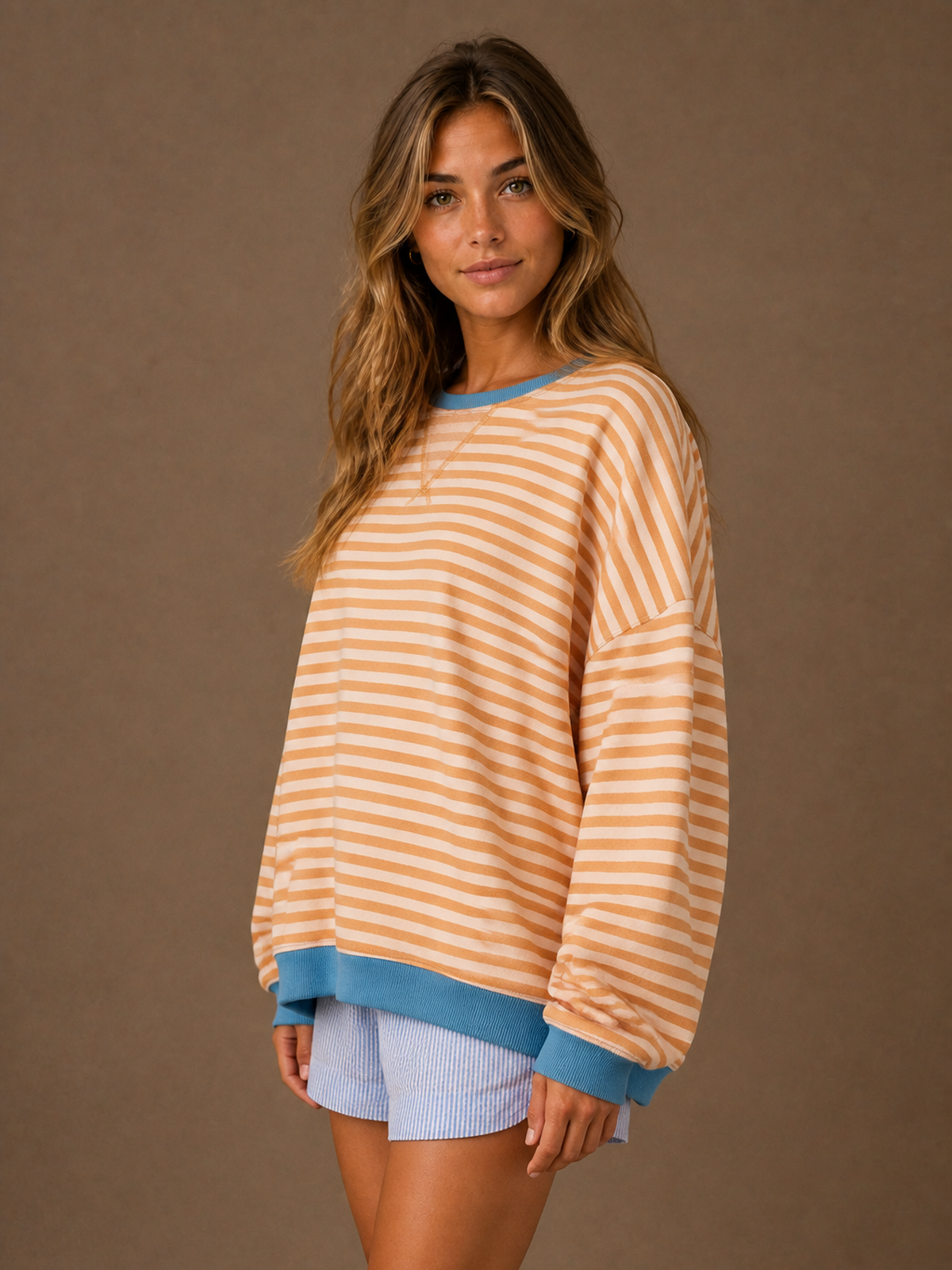 Orange Stripes Side