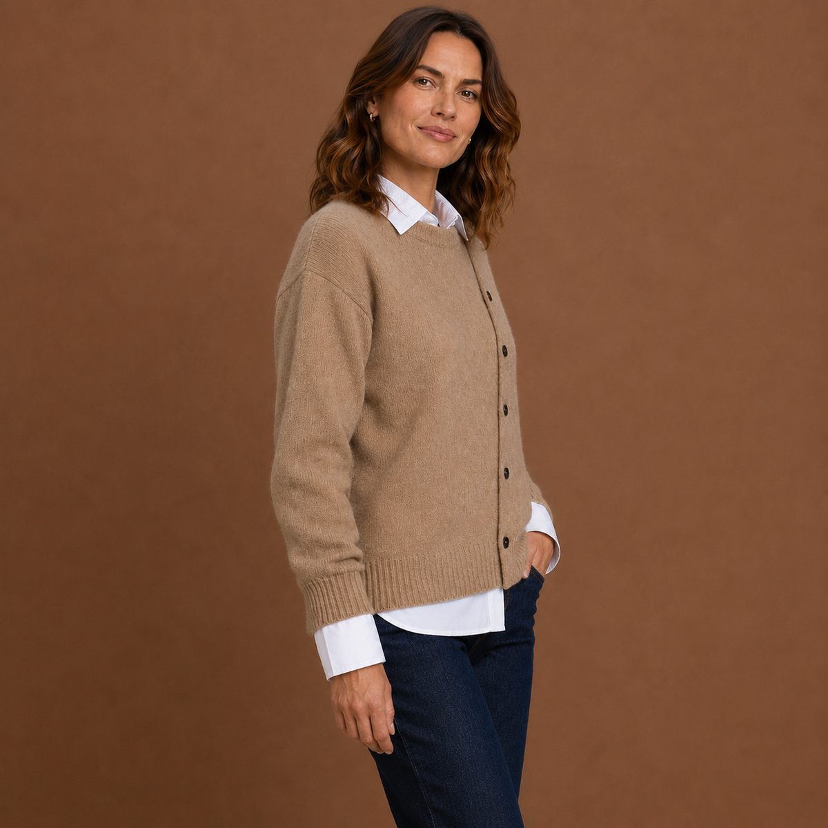 Women's Cashmere Sweater Soft Warm Breathable Fall Knit