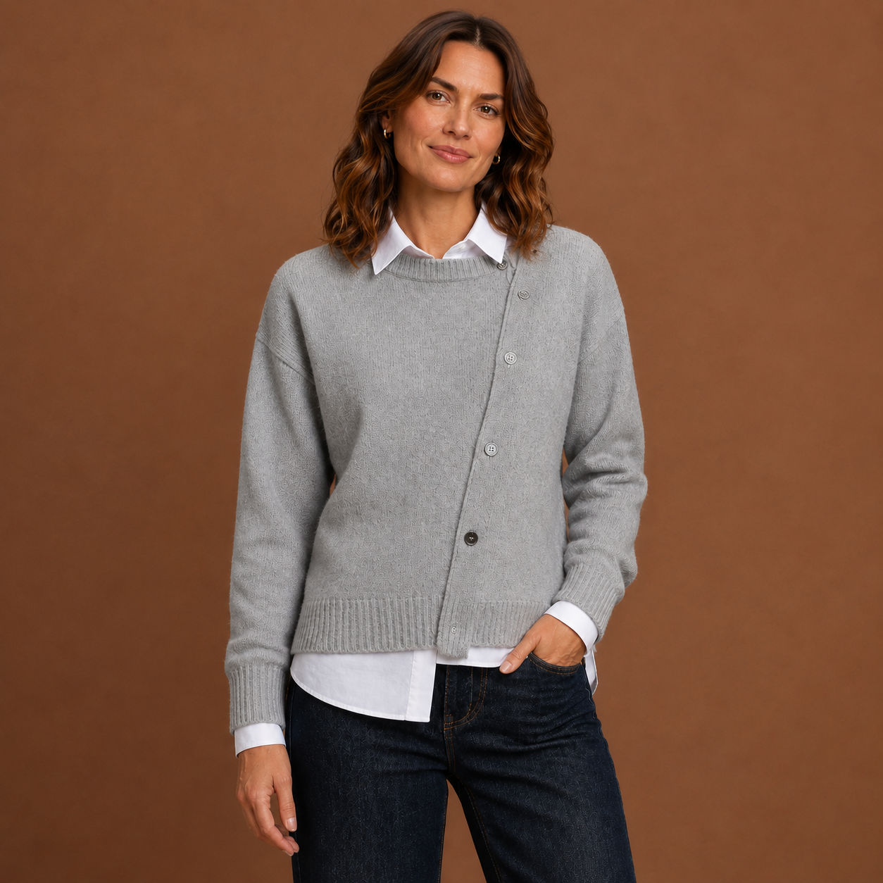 Women's Cashmere Sweater Soft Warm Breathable Fall Knit